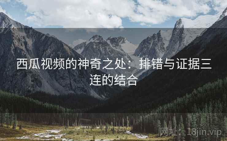 西瓜视频的神奇之处：排错与证据三连的结合